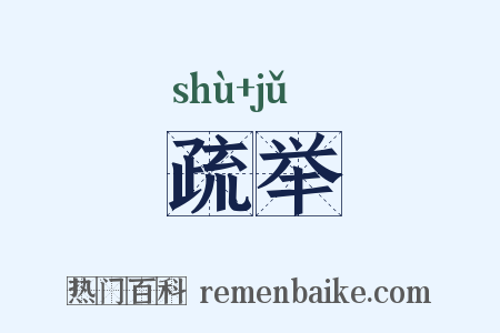 疏举是什么意思的图片
